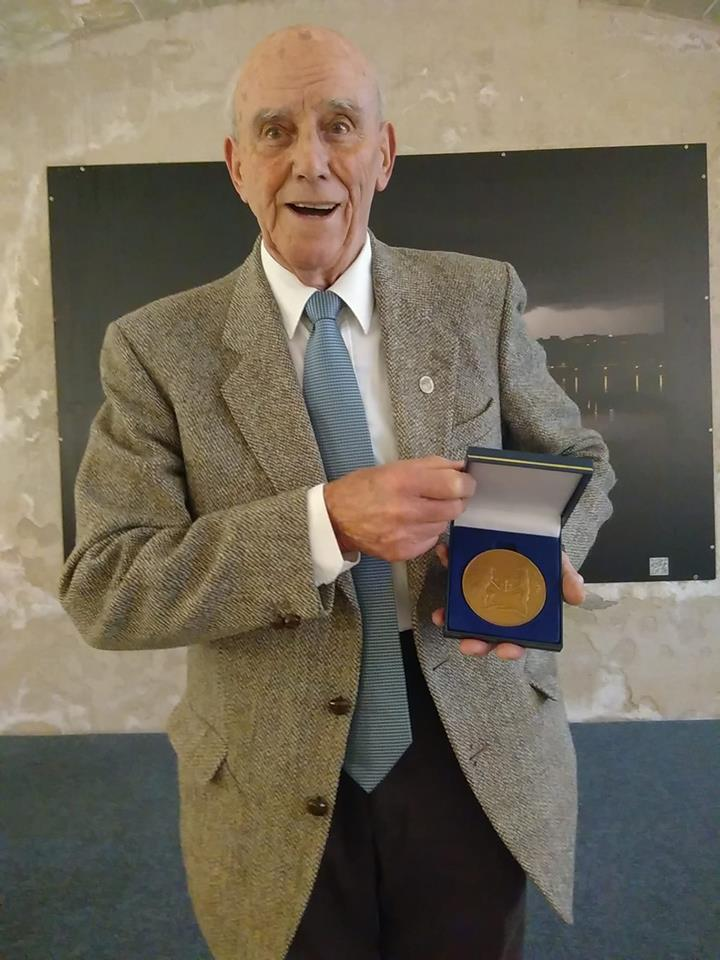 2018 John O'Connor awarded the Citezan d'Honneur for his contribution for Twinning Blois 